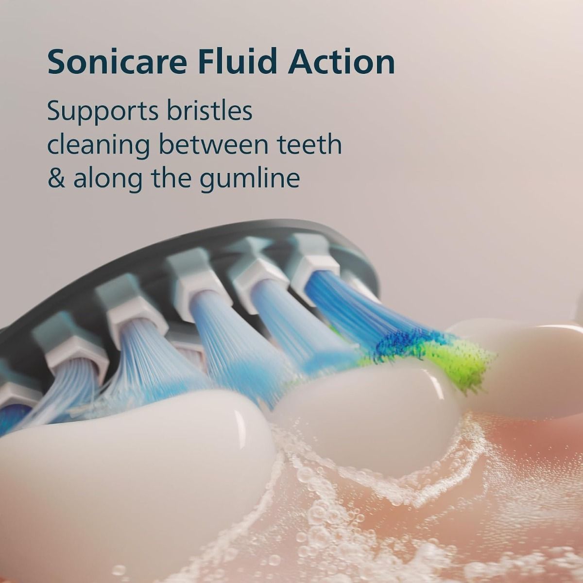 Philips Sonicare 5500 Series Electric Toothbrush HX7113/04, Navy Blue - 2 Settings, Pressure Sensor