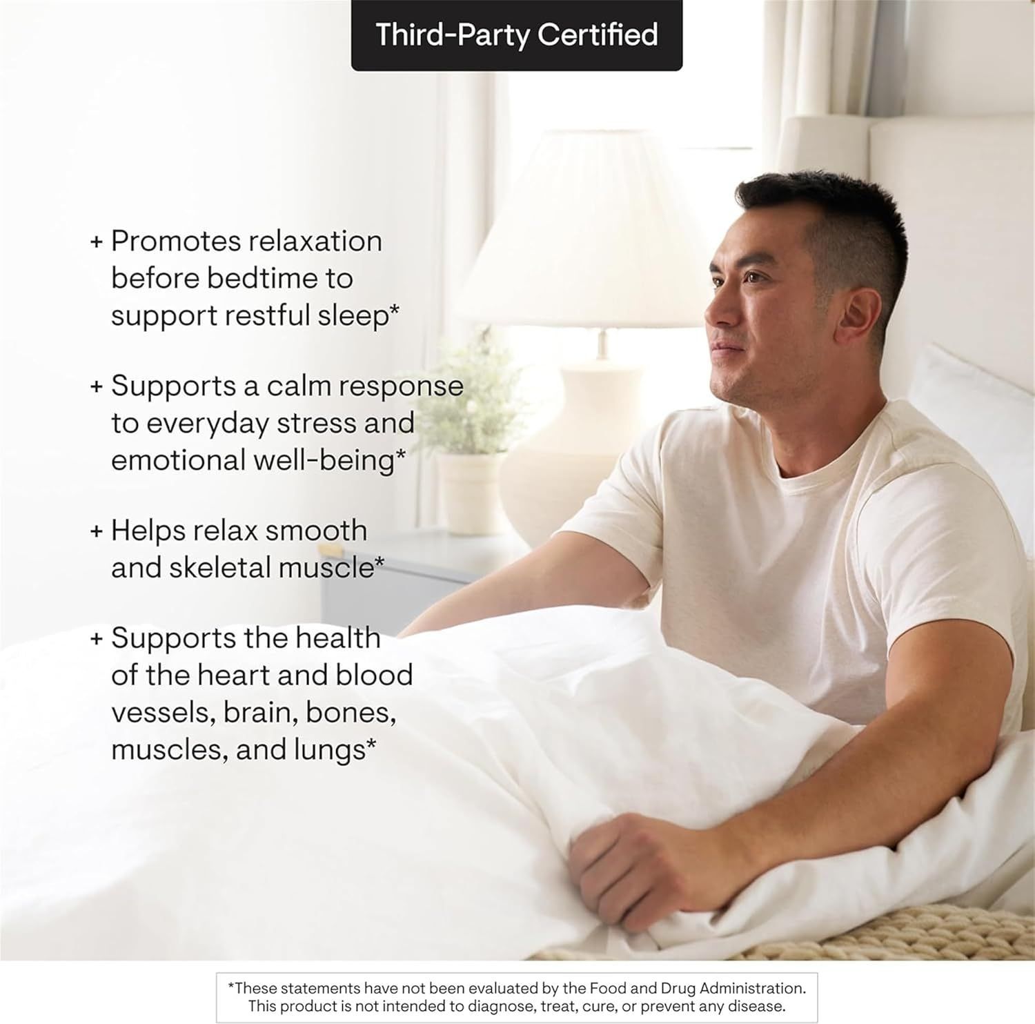 Thorne Magnesium Glycinate - Restful Sleep & Heart Health Support - 90 Veggie Capsules