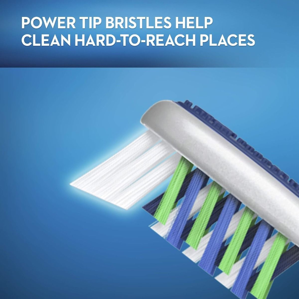 Oral-B Pro-Expert Bacteria Blast Manual Toothbrush, Medium Bristles, Multicolour, 2-Pack