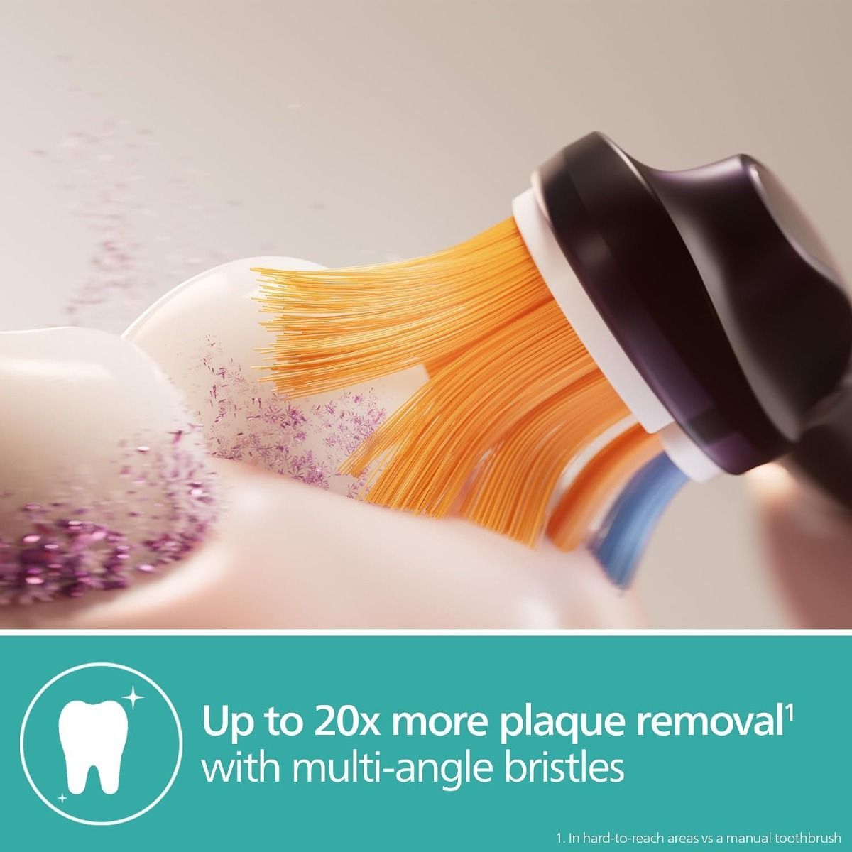 Philips Sonicare All-in-One Replacement Brush Heads HX9092/91, Black, 2-Pack - Plaque Removal