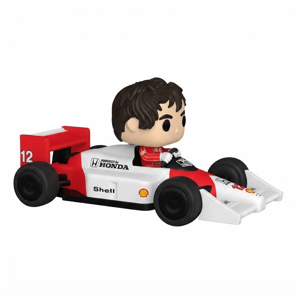 Funko Pop! Rides Super Deluxe: Ayrton Senna in McLaren Formula 1 Car - Official Vinyl Collectible