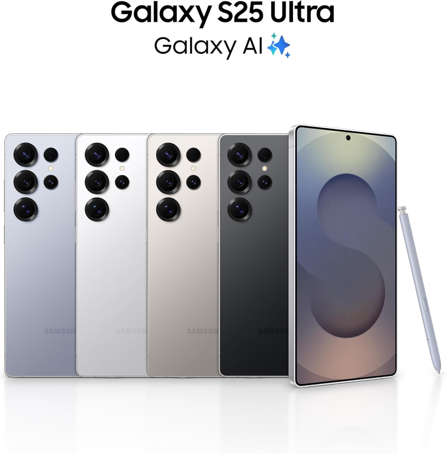 Samsung Galaxy S25 Ultra AI Smartphone - 256GB, 12GB RAM, 200MP Camera | Titanium Black