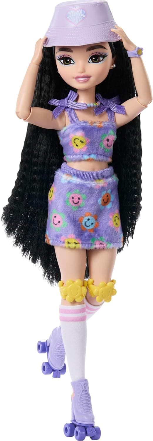 Barbie Dream Besties Renee Roller Skating Doll with Accessories