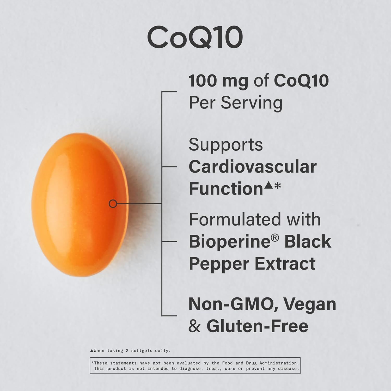 Sports Research CoQ10 with BioPerine & Coconut Oil - 100mg, 120 Veggie Softgels