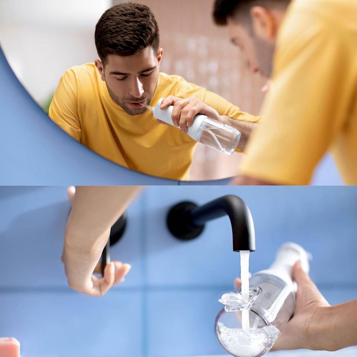 Philips Sonicare Cordless Power Flosser HX3822/11 - Portable Water Flosser, 3 Intensity Settings