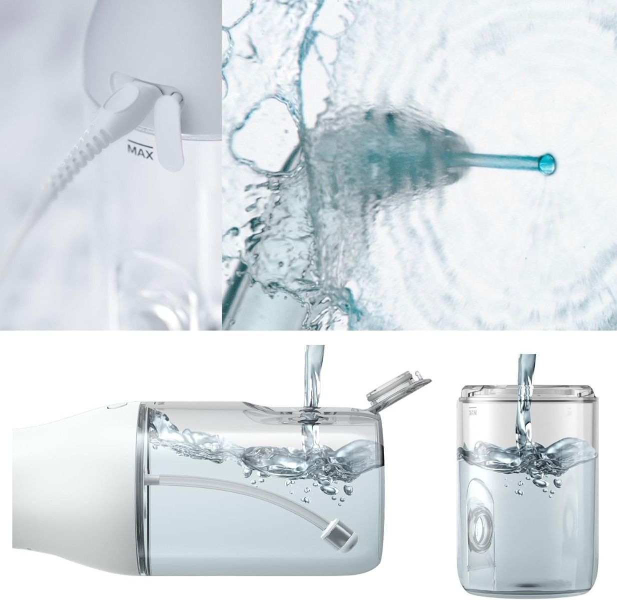 Philips Sonicare Cordless Power Flosser HX3822/11 - Portable Water Flosser, 3 Intensity Settings