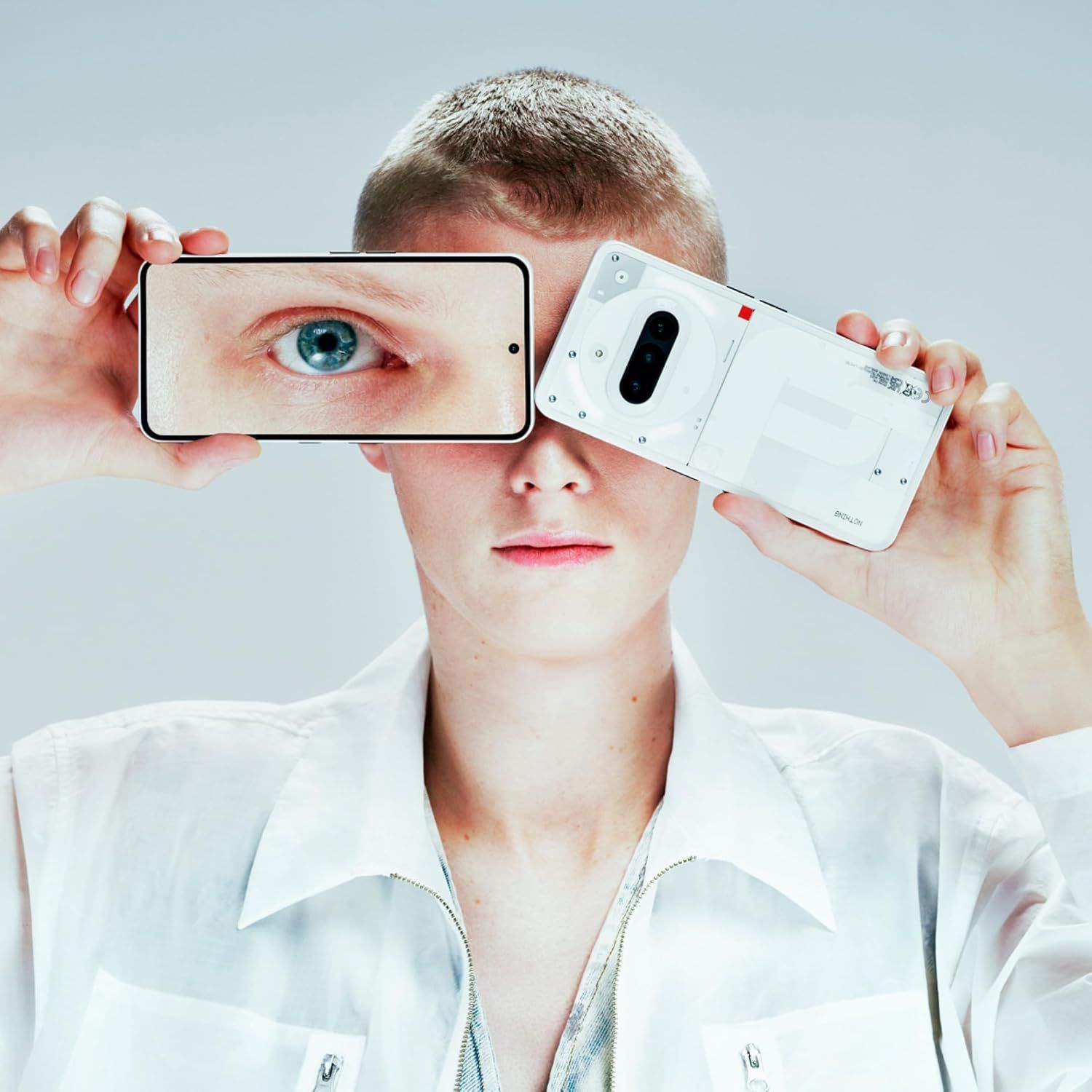 Nothing Phone (3a) 128GB - Ultra Zoom Camera, Fast Charging & AMOLED Display | White