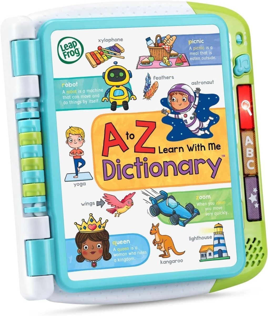 LeapFrog A to Z Learn with Me Dictionary, Interactive Alphabet & Phonics Toy for Toddlers