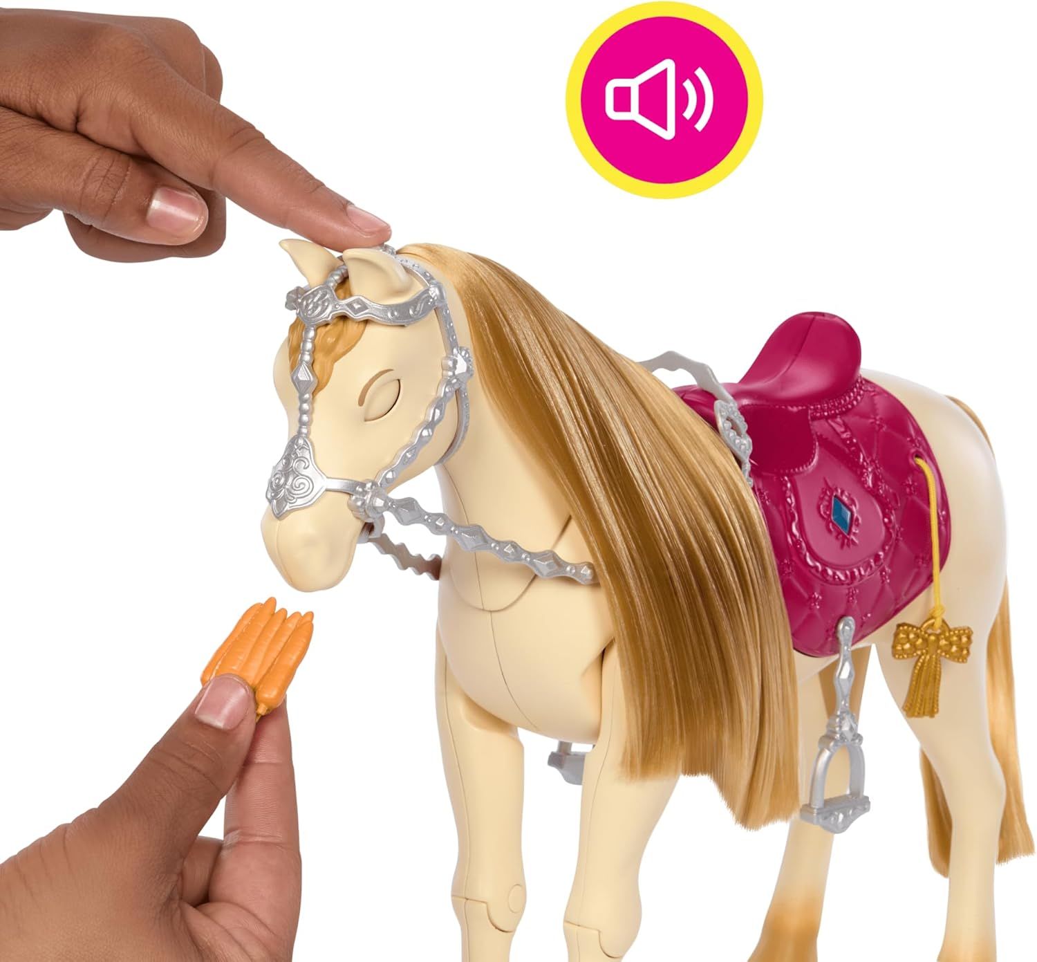 Interactive Barbie Toy Horse with Sounds, Dancing & Accessories