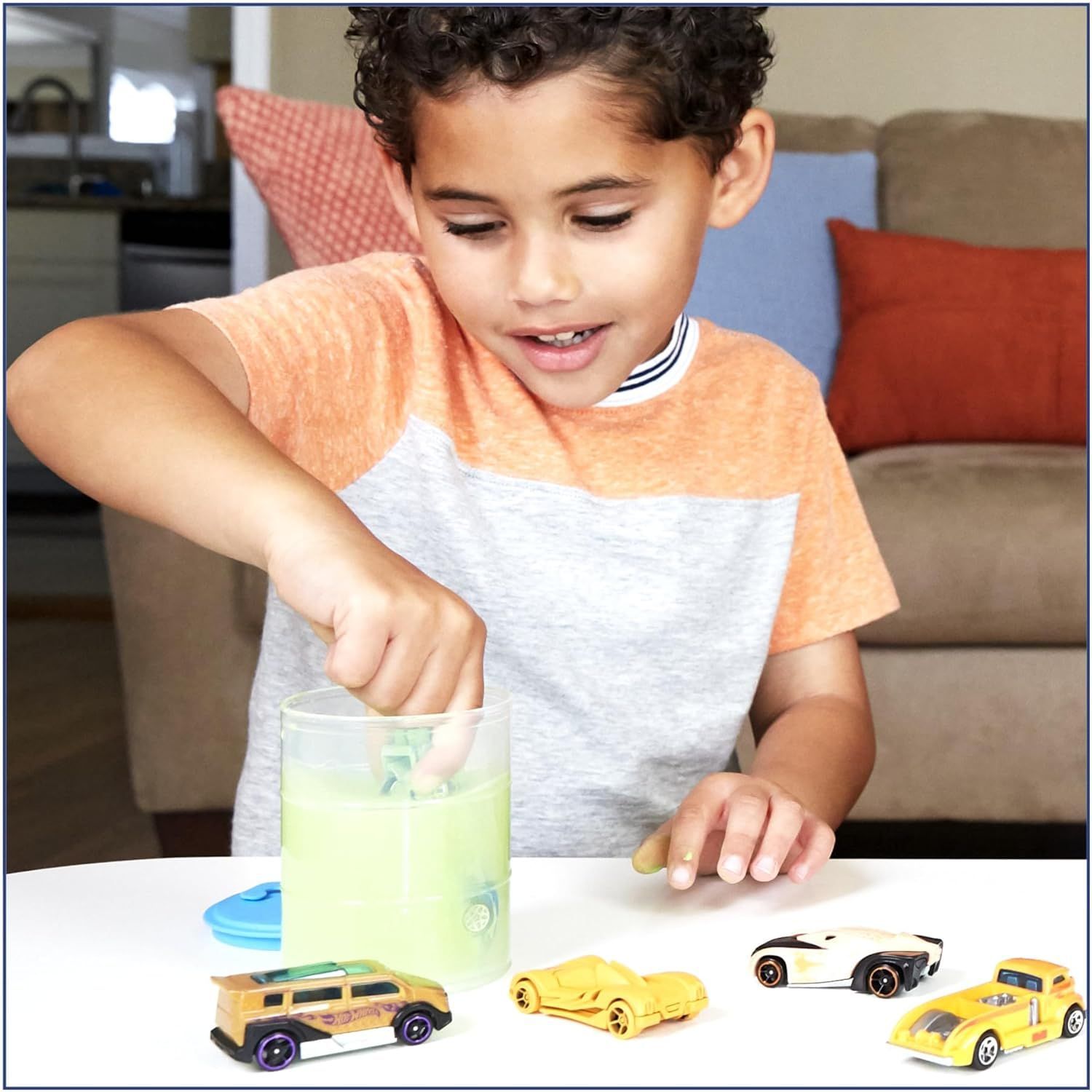 Hot Wheels Color Reveal 2 Pack: Surprise Vehicles with Color-Change Fun