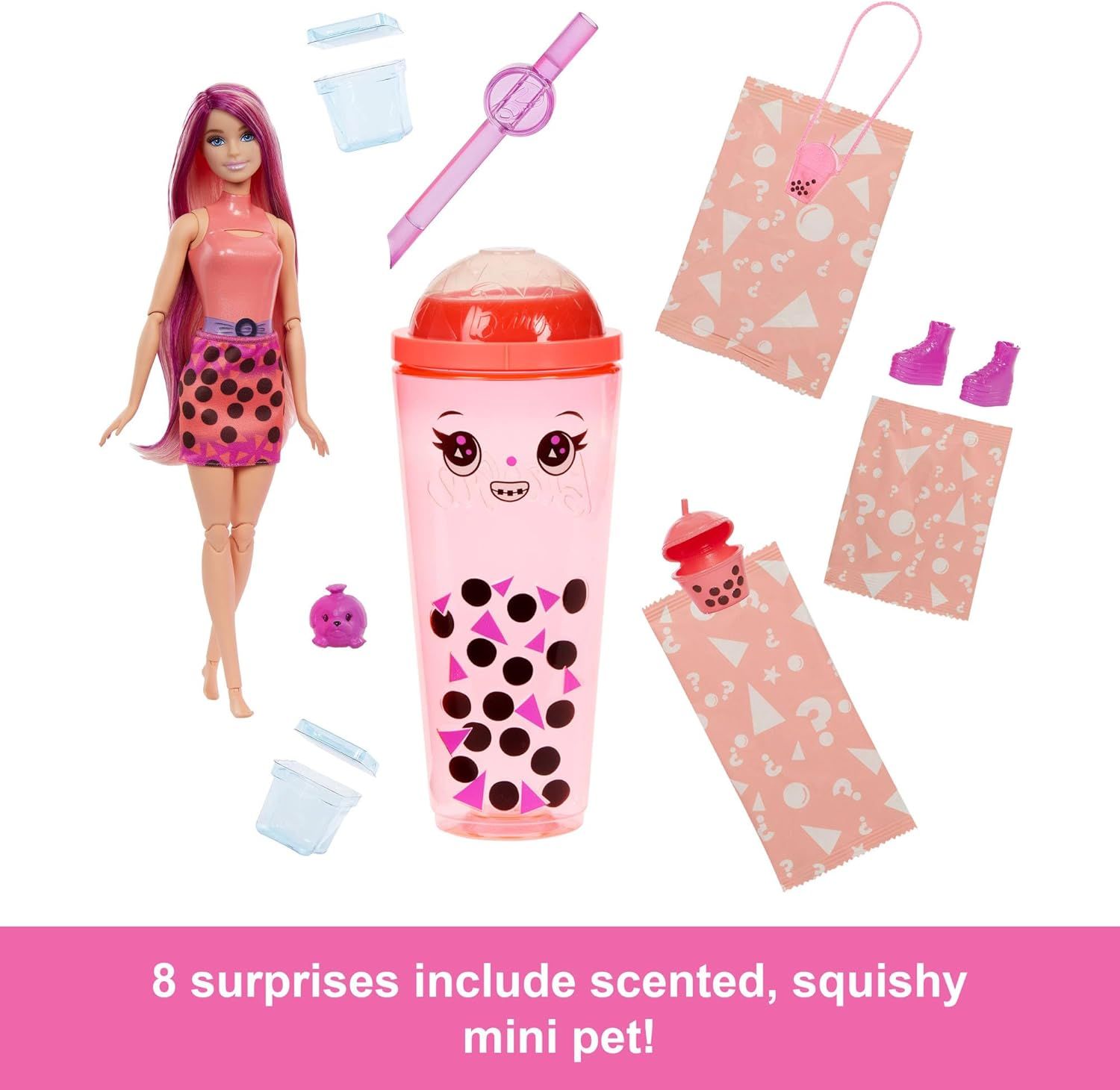 Barbie Pop Reveal Deluxe Bubble Tea Doll with 8 Surprises