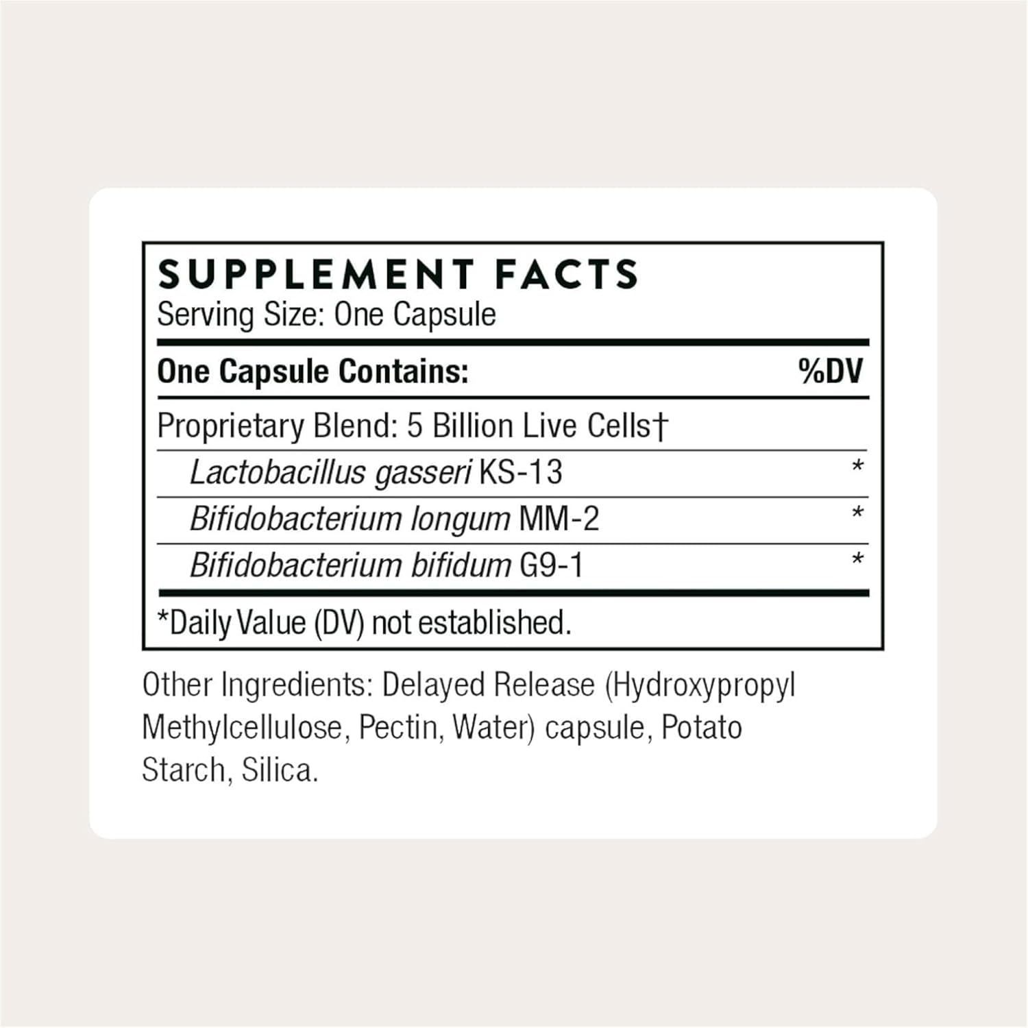 Thorne FloraMend Prime Probiotic Shelf-Stable Gut Health Supplement for Weight Management
