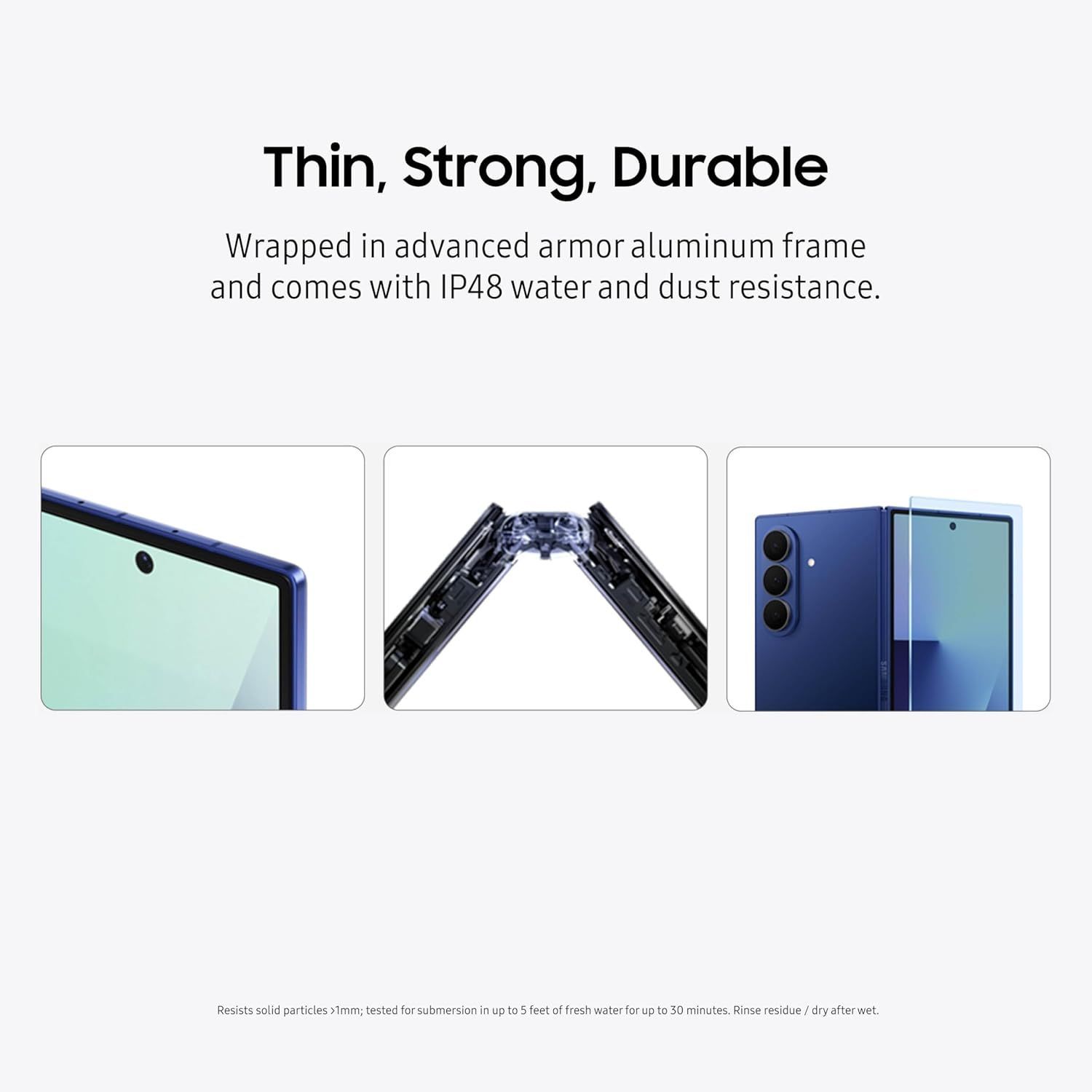 Samsung Galaxy Z Fold7 - 256GB Unlocked AI Smartphone, Blue Shadow