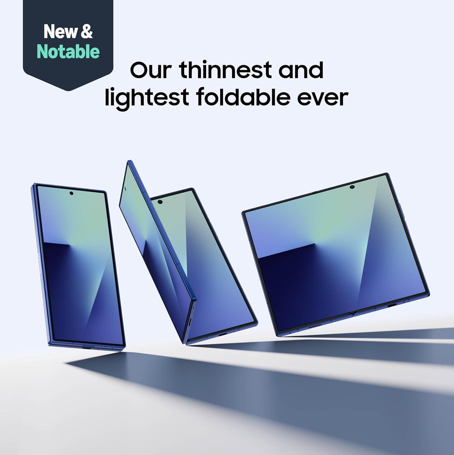 Samsung Galaxy Z Fold7 - 256GB Unlocked AI Smartphone, Blue Shadow