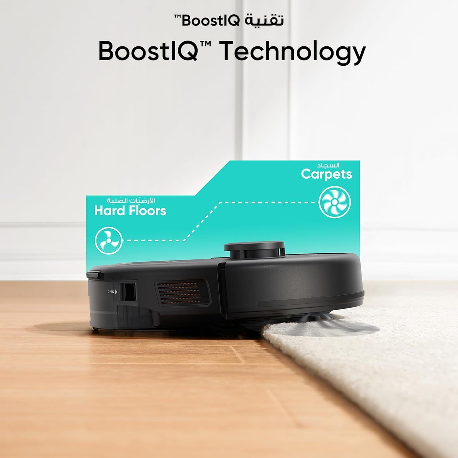 eufy L60 Hybrid Robot Vacuum & Mop, Smart Self-Empty Station, Anti-Tangle Technology, Powerful Suction, App Control