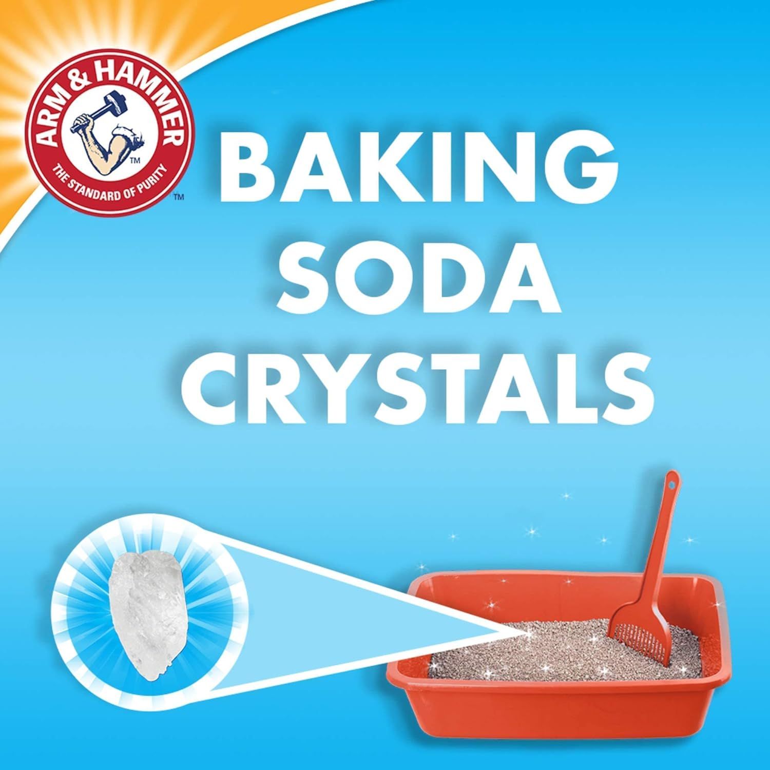 ARM & HAMMER Scented Clumping Cat Litter - Fast Scooping, Low Tracking, Natural Formula