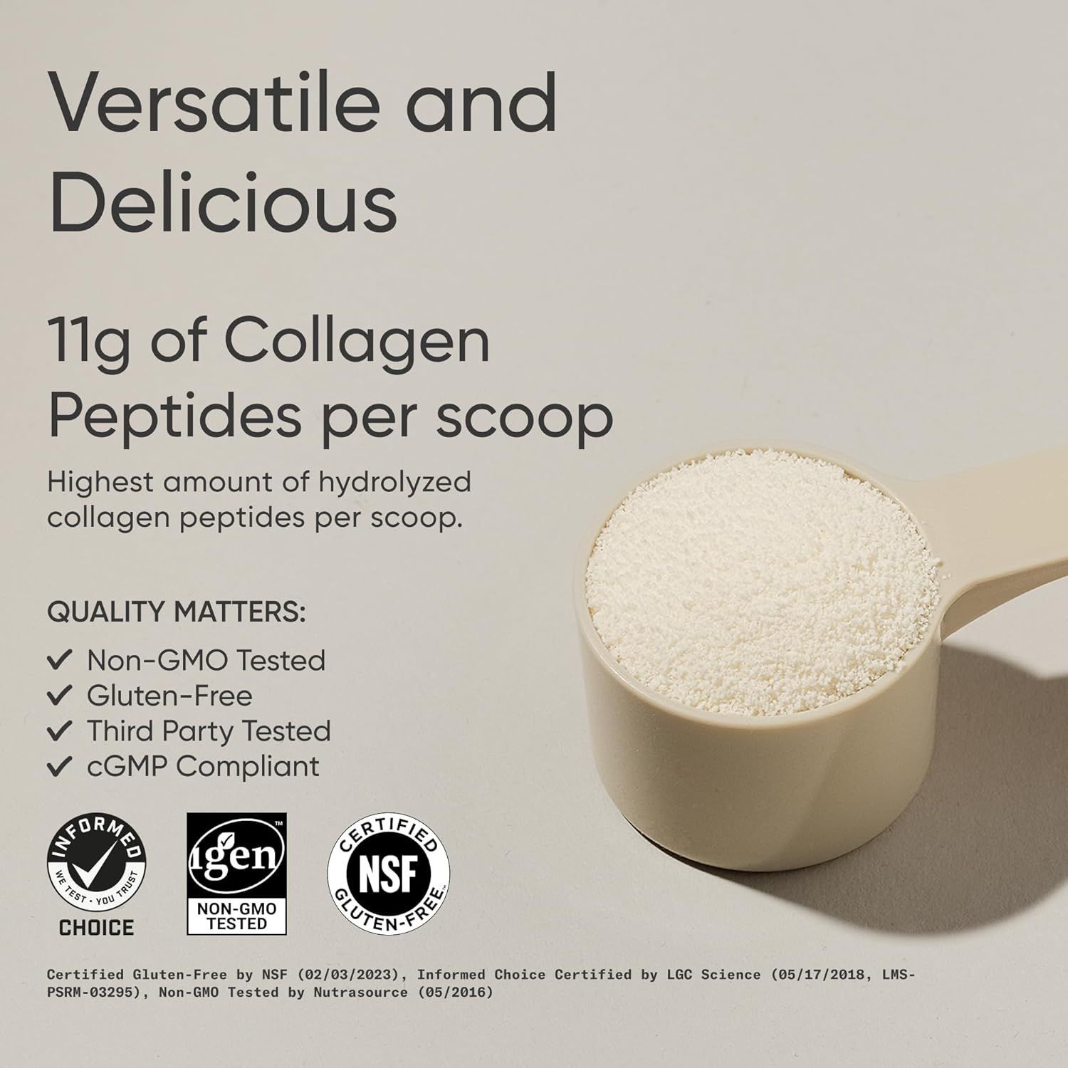 Sports Research Premium Hydrolyzed Collagen Peptides - Vanilla Bean | Sports Research 16.93oz