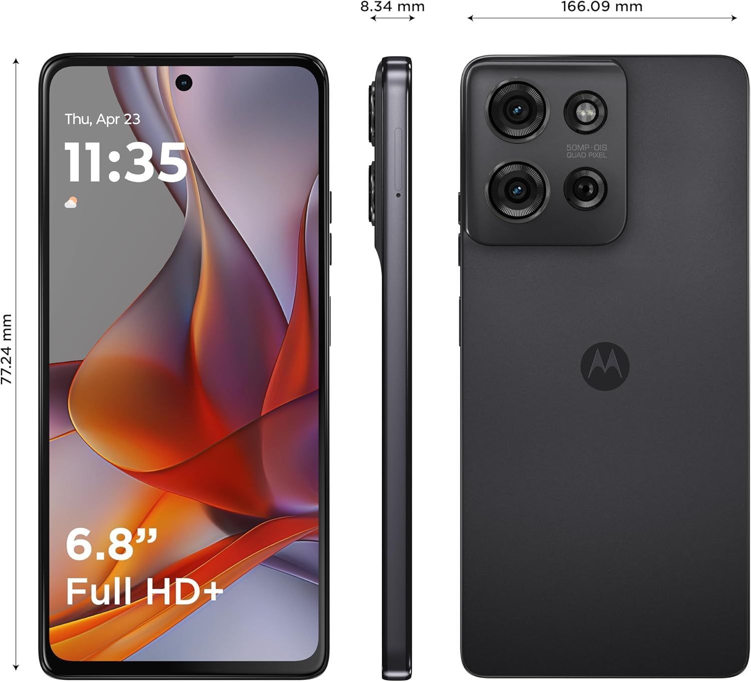 Motorola G75 5G: 8GB RAM, 256GB Storage, 120Hz Display - Grey