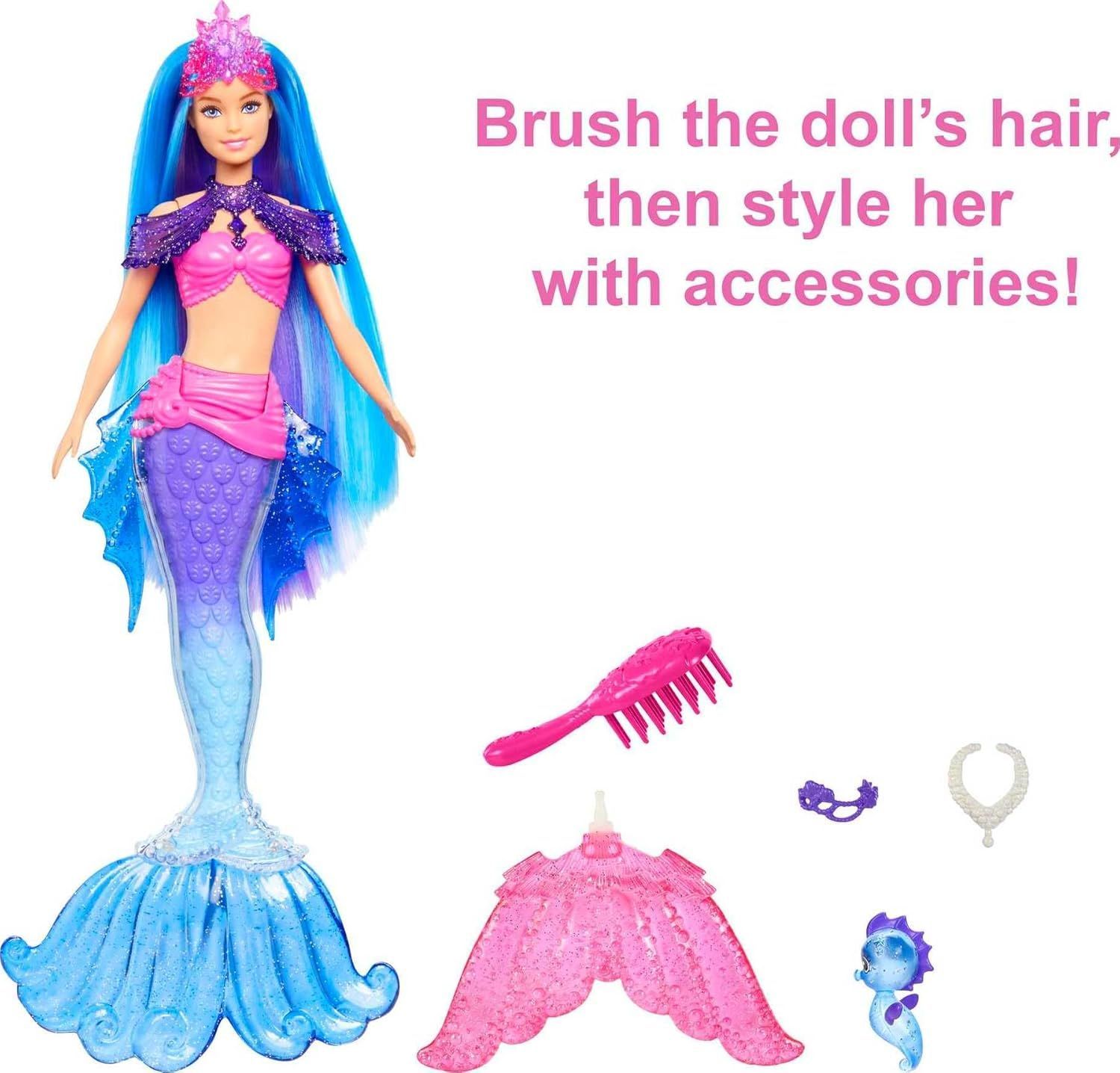 Barbie Mermaid Power Brooklyn Roberts Doll with Pet & Accessories