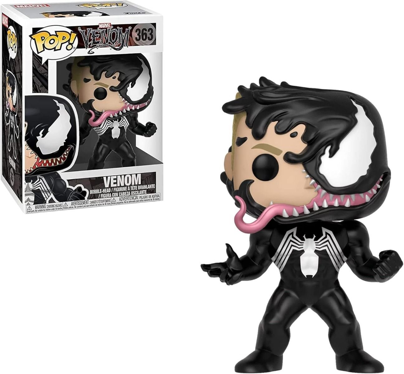 Funko Pop! Marvel Venom Eddie Brock Vinyl Figure - Official 3.75-Inch Collectible Toy for Fans