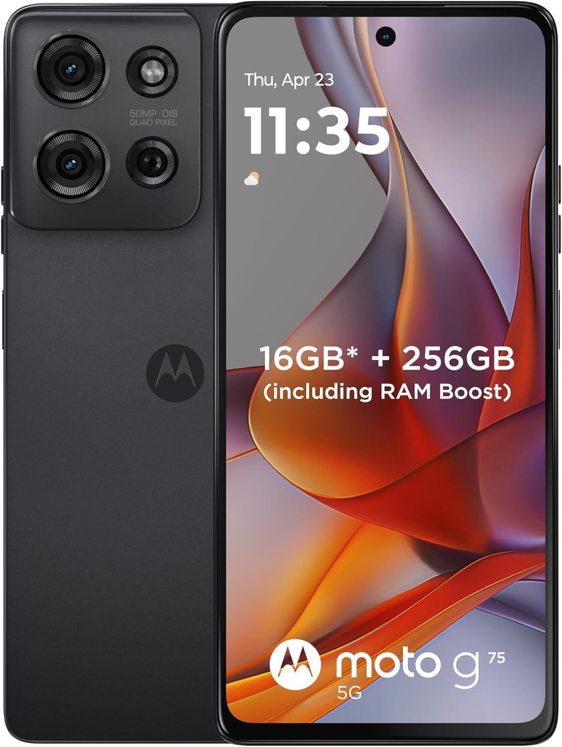 Motorola G75 5G: 8GB RAM, 256GB Storage, 120Hz Display - Grey