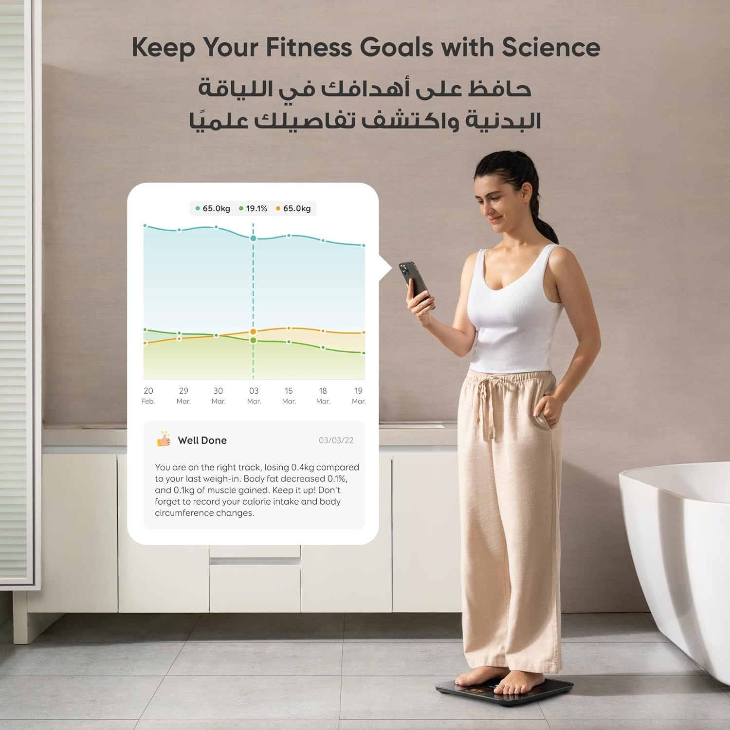 eufy Smart Scale P2 Pro Wi-Fi & Bluetooth Body Composition Scale, Full Body Health Metrics, High-Precision Sensors, App Sync - Black