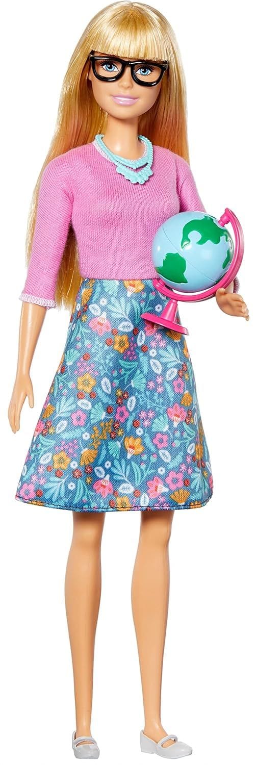 Barbie Teacher Doll with 10 Learning Accessories for Ages 3-7