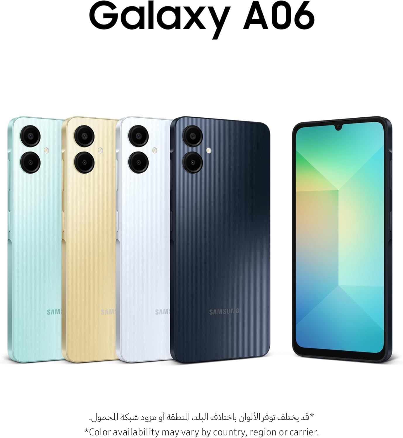 Samsung Galaxy A06 LTE Smartphone - 6.7" Display, 50MP Camera, 5,000mAh Battery | Black