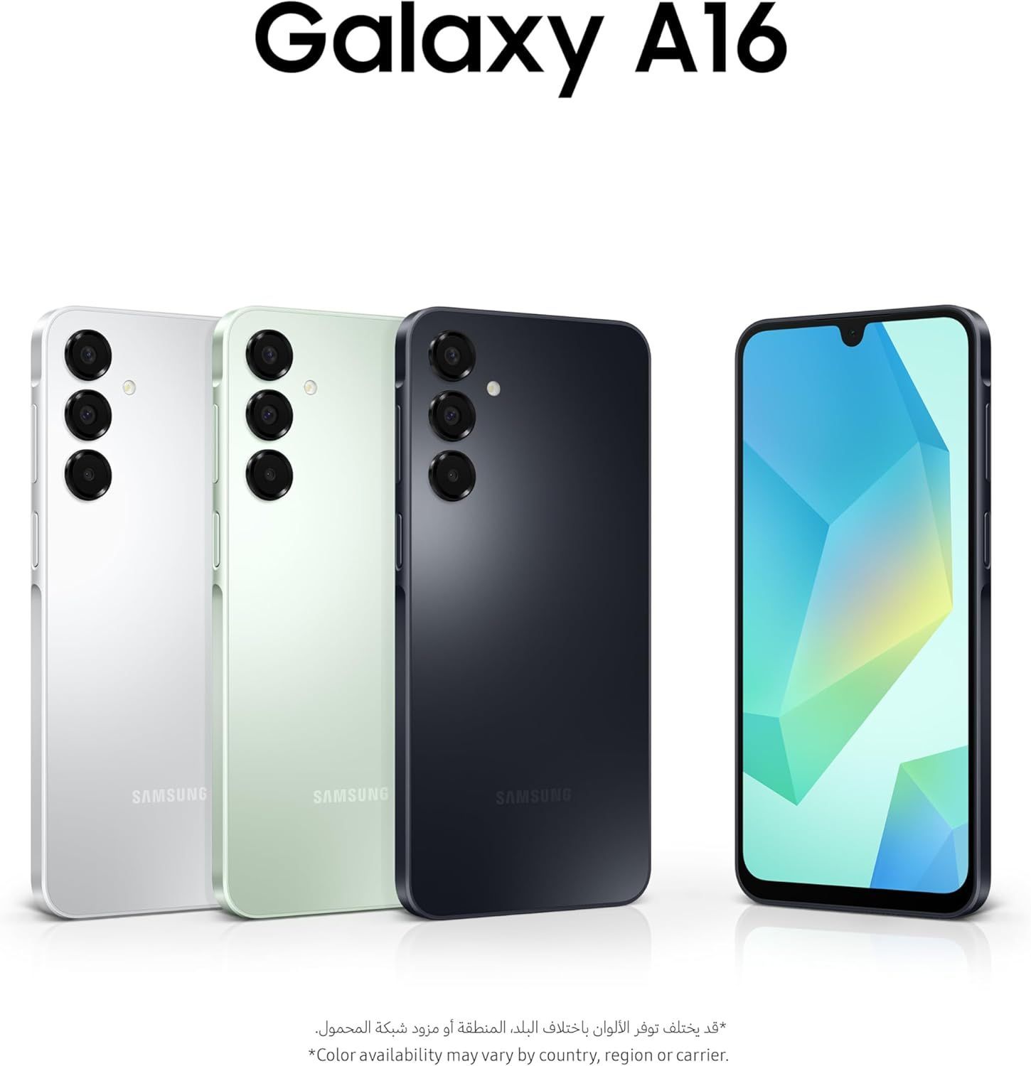 سامسونج جالاكسي A16 LTE - شريحتي اتصال، RAM ‏4 جيجابايت، سعة تخزين 128 جيجابايت - أسود