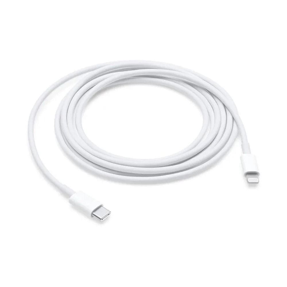 Apple Thunderbolt 3 USB-C To Lightning Cable (2m) White + USB-C To Lightning Cable (1m) White + USB-A Cable 1M White Bundle (603001000003232 + 603001000001352 + 603001000001821)