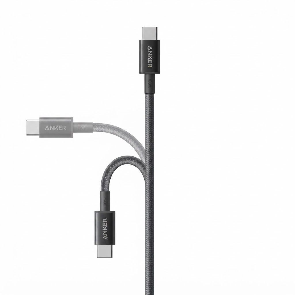 Anker USB C to USB C Cable 60W Fast Charging Cord, 2-Pack 3.3ft Nylon Braided Cable for iPhone 16/17 Series