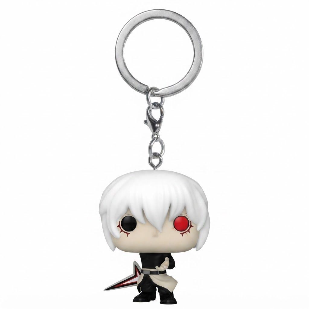 Funko Pop! Keychain: Tokyo Ghoul: Re - Ken Kaneki Final Battle Vinyl Mini Figure Collectible Approx. 4.63 inches