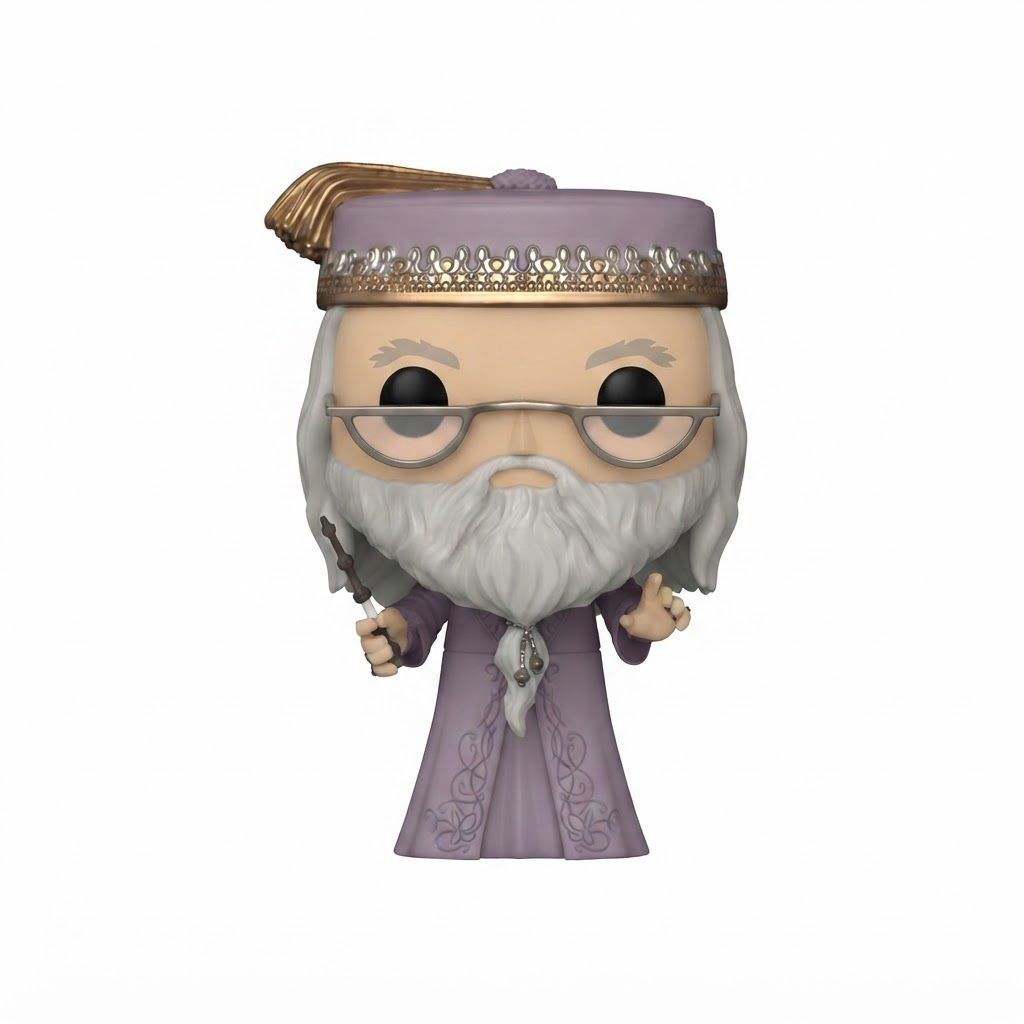 Funko Pop! Harry Potter Albus Dumbledore Vinyl Figure Collectible Wand-Wielding Wizard Toy 3.75 inches
