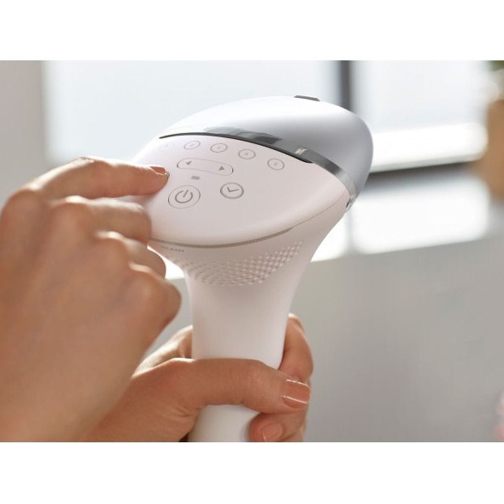 Philips Lumea IPL 8000 Series Hair Removal Device, SenseIQ Technology, Corded & Cordless Use, Up to 18 Months of Smooth Skin | White & Rose Gold - BRI940/00