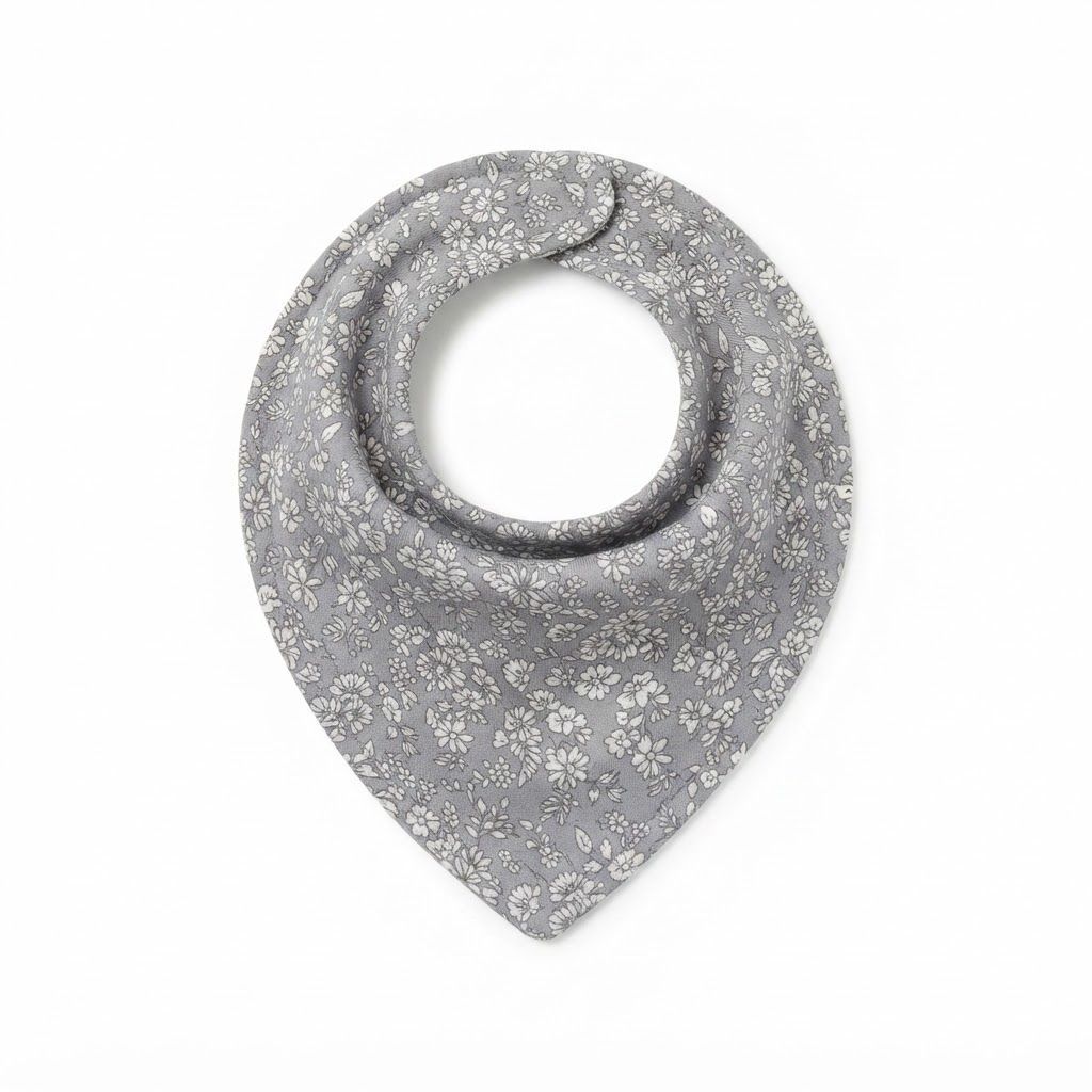 BIBS X Liberty Colour Capel Latex Round Pacifier Size 1 0+ Months 2 Pack, Skin Like Softness, Excellent Flexibility - Fossil Gray Mix