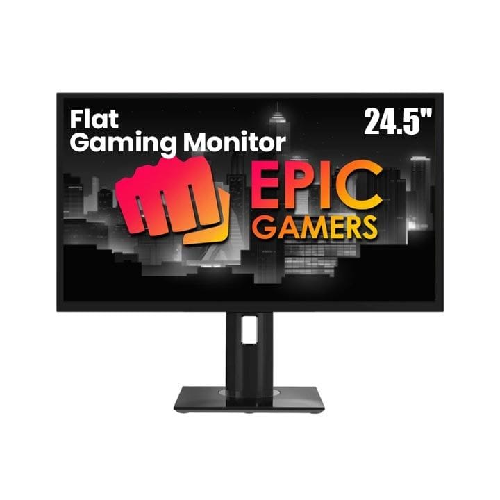 Epic Gamers 24.5" Flat Gaming Monitor – IPS Panel, FHD Resolution, 280Hz Refresh Rate | Black – EG-24FMM-B