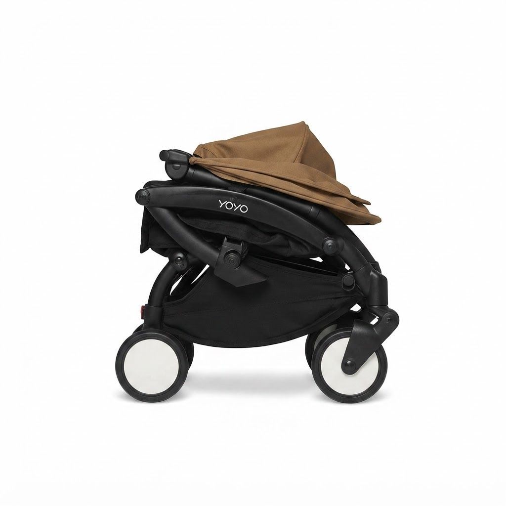 Stokke YOYO3 Compact Lightweight Travel Stroller - Foldable Cabin-Approved Baby Stroller for Infants, Ideal for City Streets, Subway Rides, and Flights