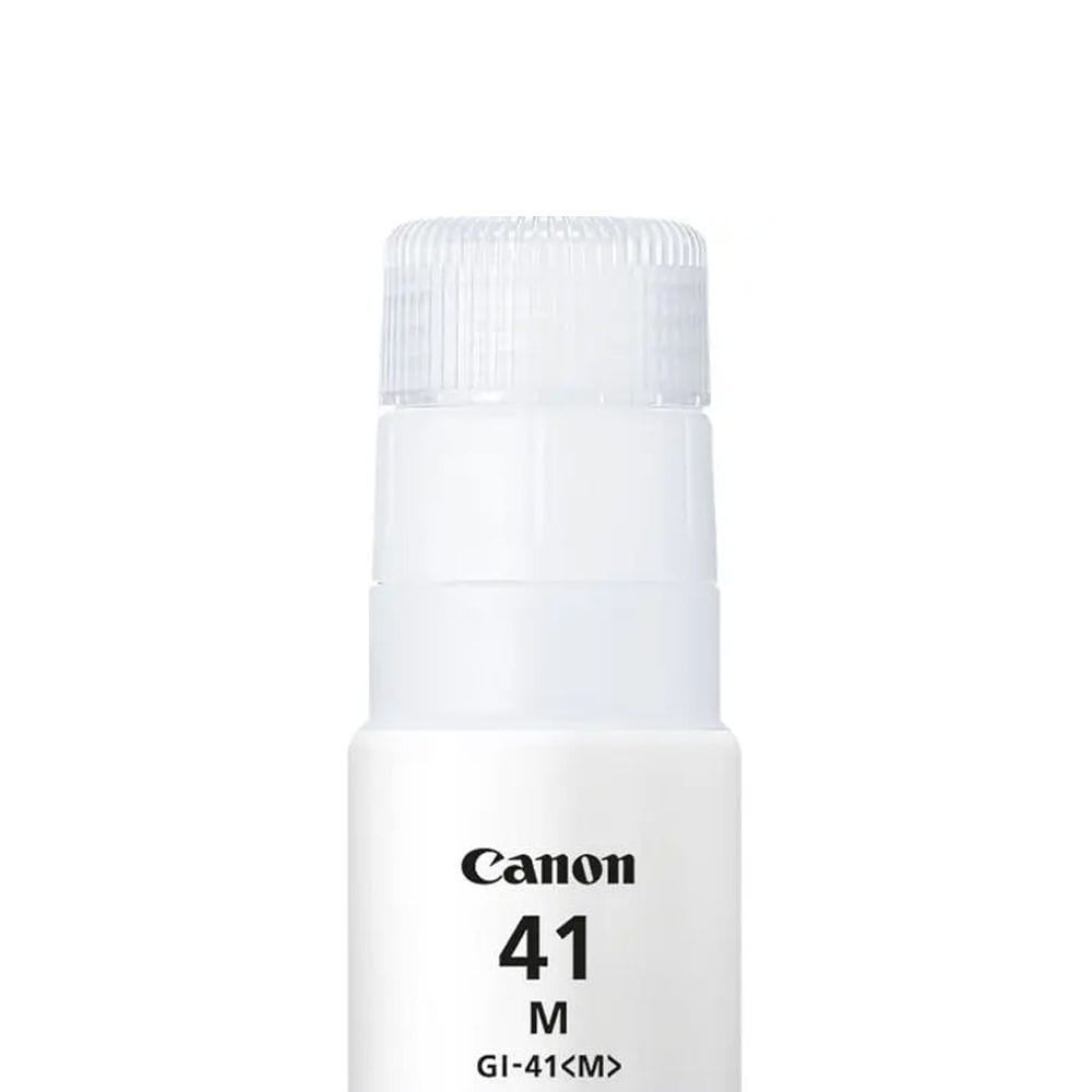 Canon GI-41 Magenta Ink Bottle, Genuine Canon Ink, 7700-Page Yield, 70ml Refill Bottle & PIXMA MegaTank Printer Compatibility | Magenta - 4549292169782