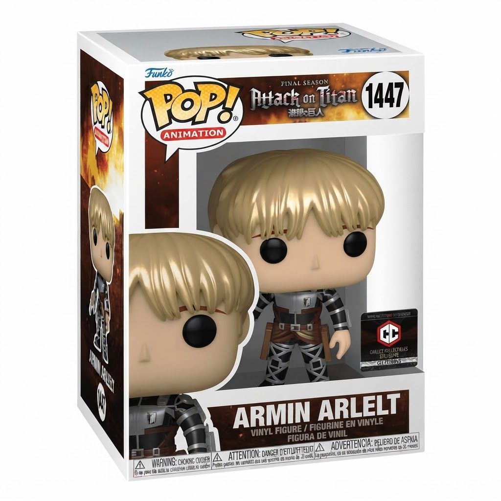 Funko Pop! Animation Attack on Titan Armin Arlelt Vinyl Figure - Official AOT Season 5 Exclusive