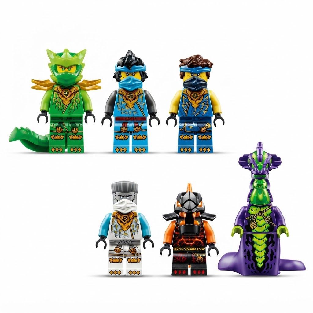 LEGO NINJAGO Land Bounty 3-in-1 Ninja Vehicle Toy Building Set with Flying Boat, Off-Road 9+ years, 3-in-1 Vehicle