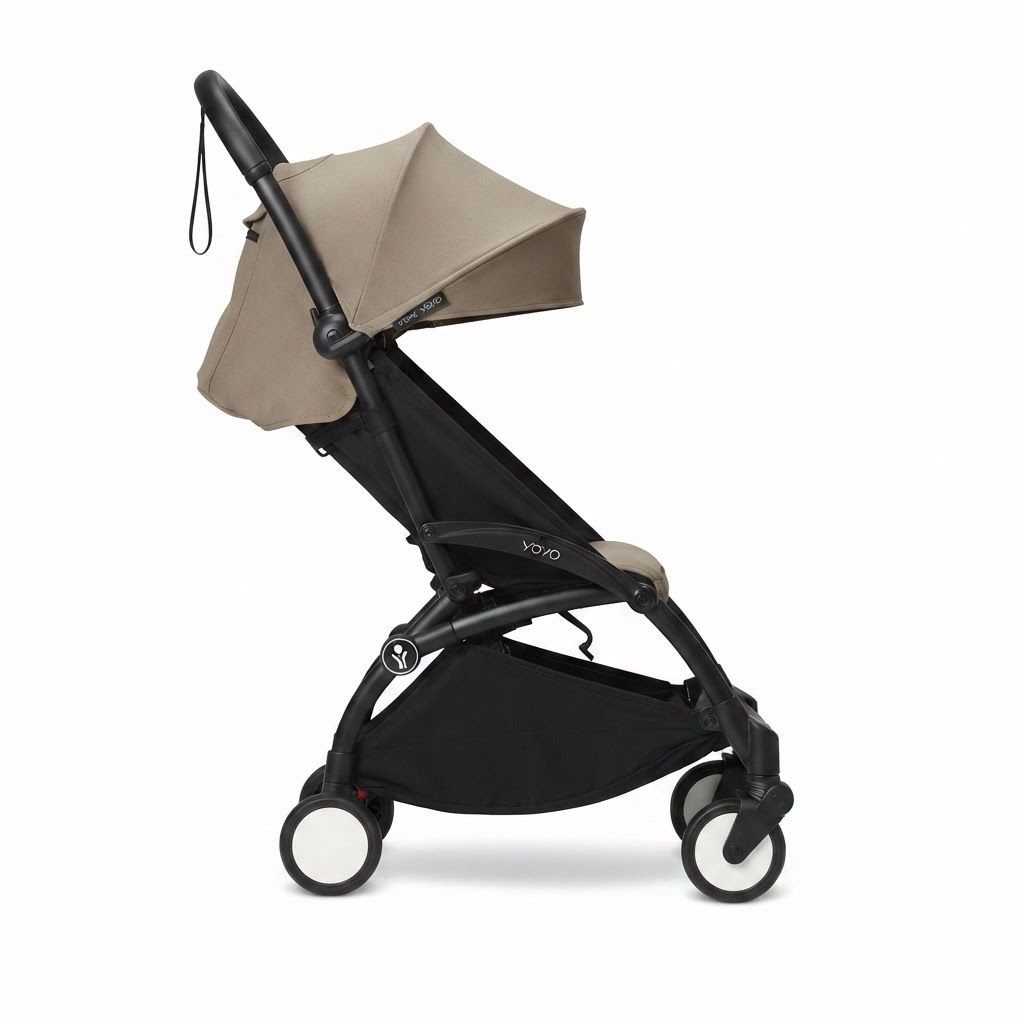 Stokke YOYO3 Compact Lightweight Travel Stroller - Foldable Cabin-Approved Baby Stroller for Infants, Ideal for City Streets, Subway Rides, and Flights