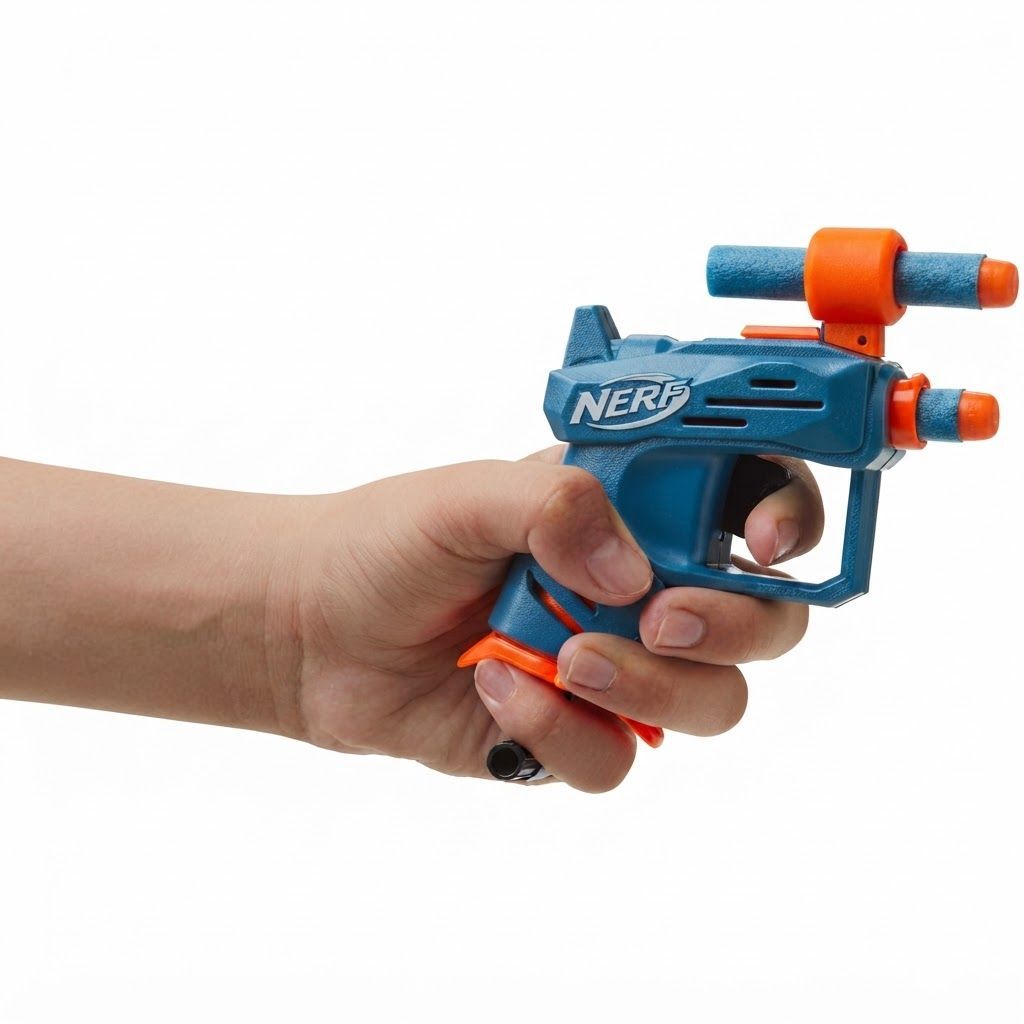 Nerf Elite 2.0 Ace SD-1 Dart Blaster - Compact Stealth Toy Blaster for Kids, 2 Official Darts