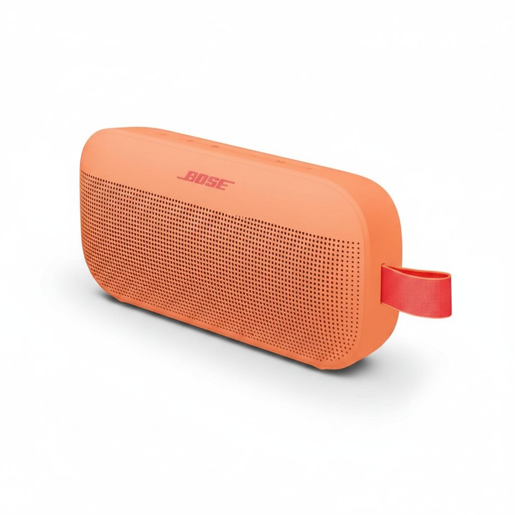 Bose SoundLink Flex Portable Bluetooth Speaker (2nd Gen), Waterproof & Dustproof, Hi-Fi Audio, 12-Hour Battery Life - Sunset Peach