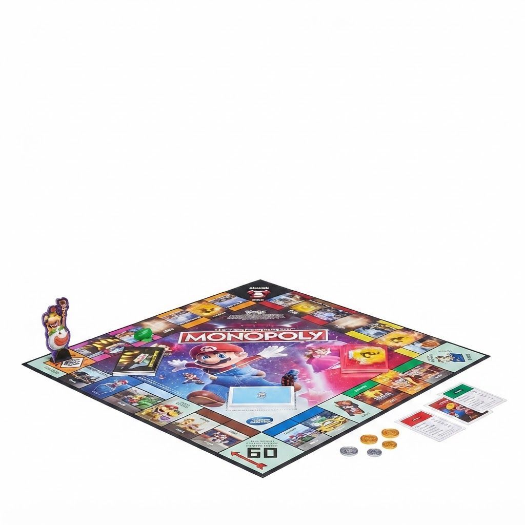 Monopoly: The Super Mario Galaxy Movie Edition Board Game - Fun Strategy Family Game for Kids  8 years and up, 2 to 6 Players