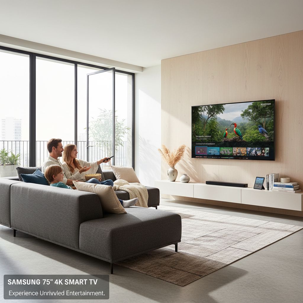 Samsung 75" 4K Smart TV