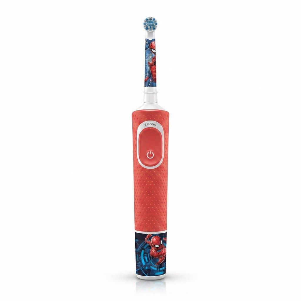 Oral-B Kids Spiderman Electric Toothbrush Replacement Heads, Soft Bristles for Children, 4-Pack