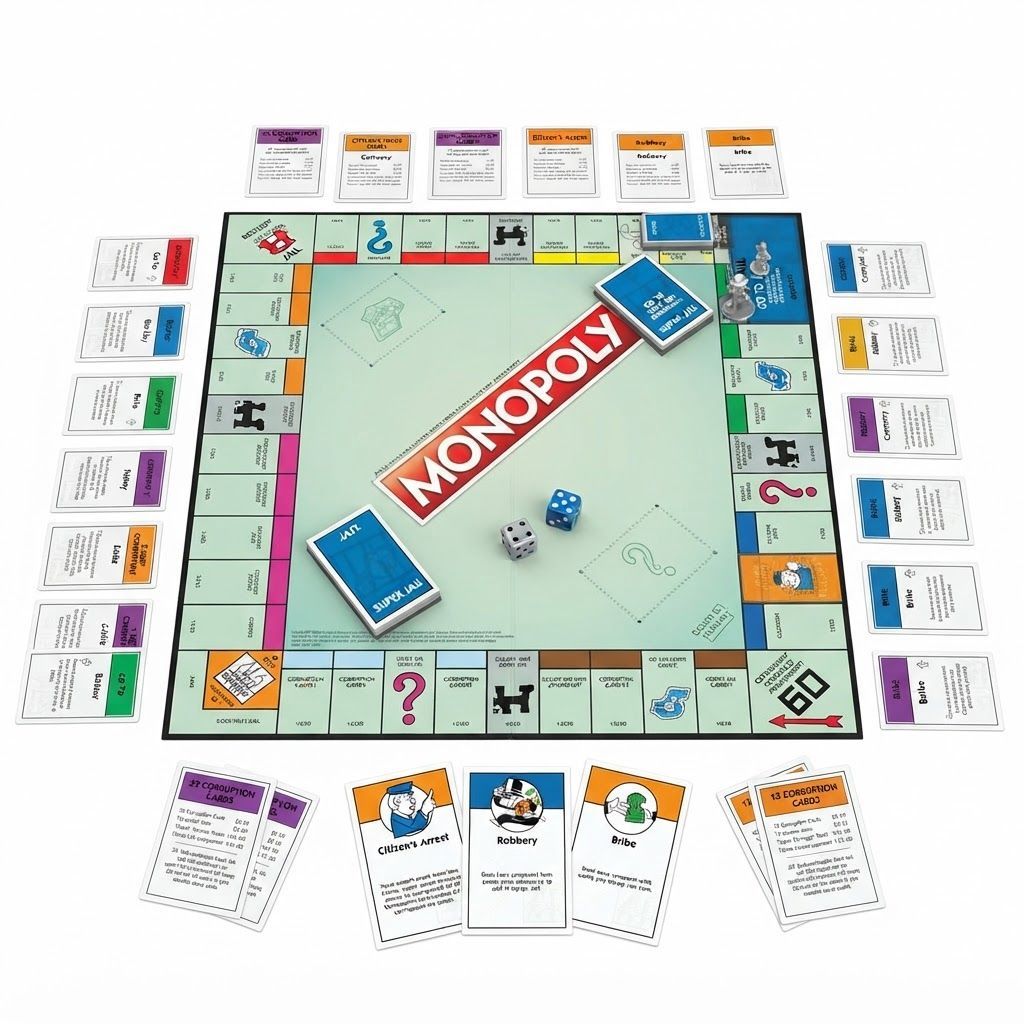 Monopoly Go to Jail Expansion Pack  Fast-Paced Gameplay for Classic Monopoly Board Game, 2-6  8 Years and Up, 2-6 Players