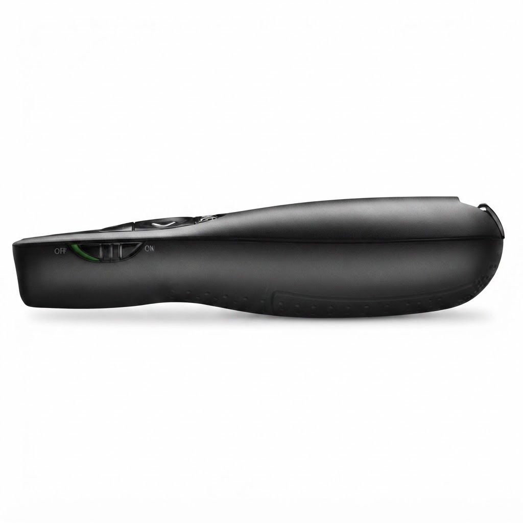 Logitech R400 Wireless Presentation Remote with Red Laser Pointer, Intuitive Slideshow Controls Compatible with PC
