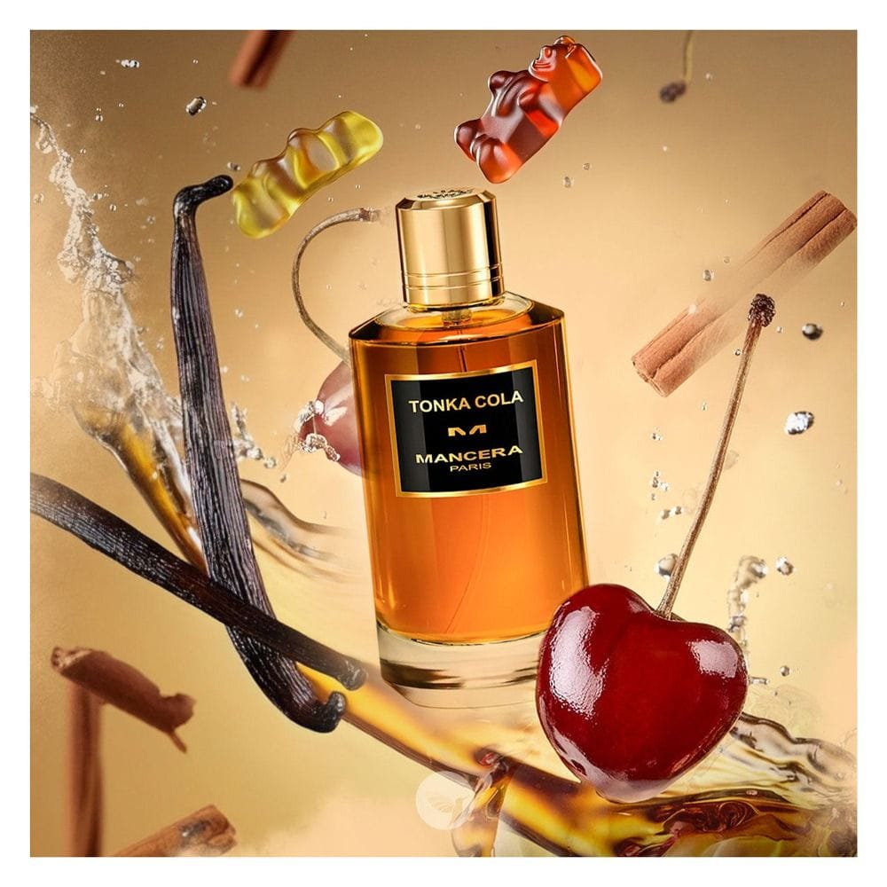 Mancera Tonka Cola Eau de Parfum Unisex, Spicy Gourmand Fragrance with Cherry, Cinnamon, Tonka Bean & Vanilla - 120ml
