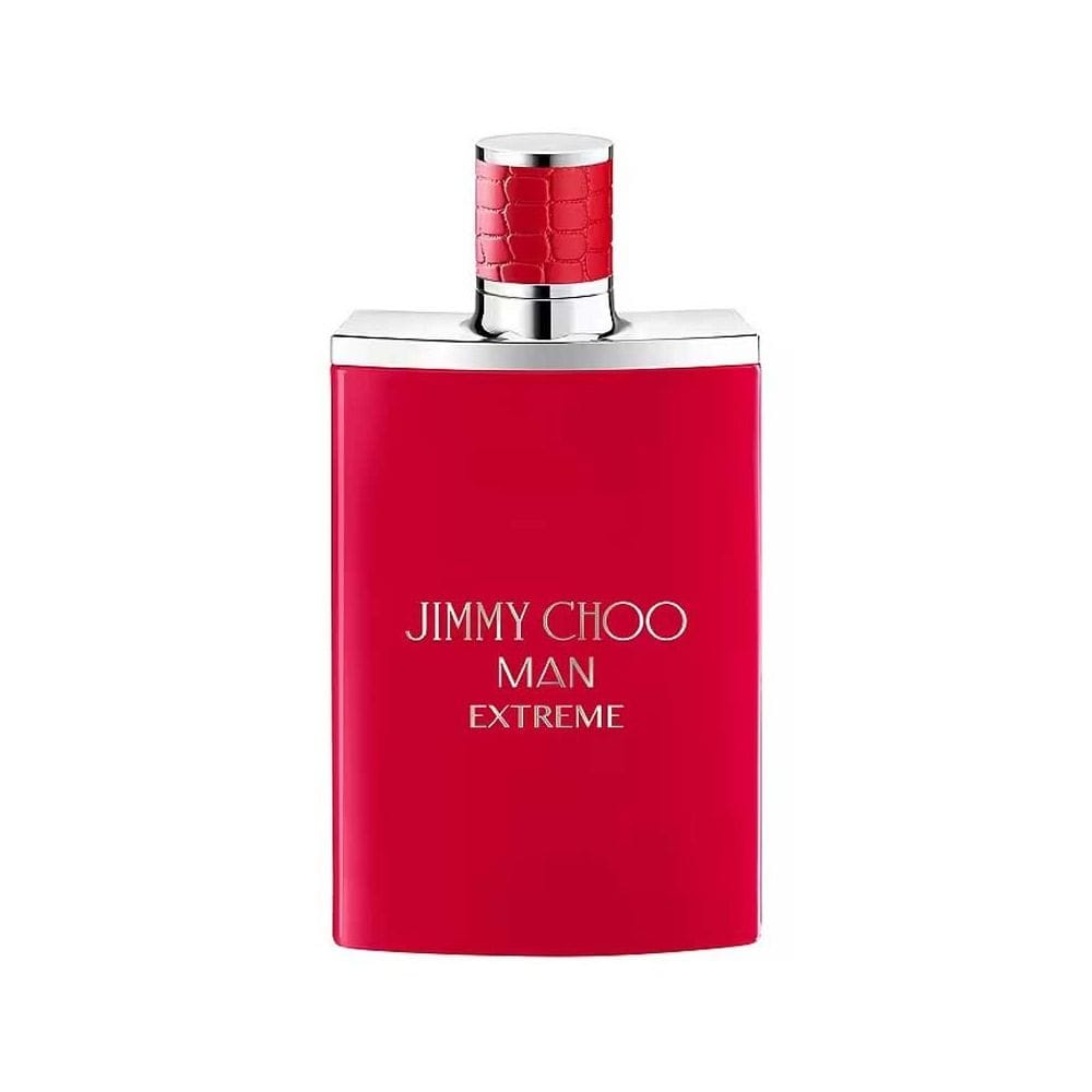 عطر جيمي تشو مان إكستريم للرجال، عطر خشبي عطري برائحة الزعتر الأحمر والفلفل الأسود وإبرة الراعي وحبوب التونكا - 100 مل